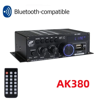 AK380 Bluetooth-Samhæft Magnari 2 Rás Subwoofer Magnari HIFI Bass 40W+40W Tónlist Leikmaður USB DE Karaoke fyrir Heim Bíl