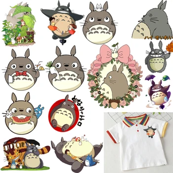 Japanska teikni Sent Tokyo Nágranni Minn Totoro hita flytja teiknimynd börn límmiðar GERÐU strauja fötin fylgihlutir